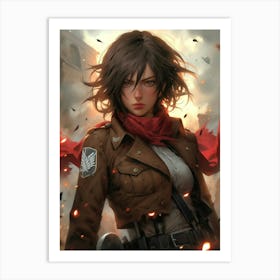 Attack On Titan Soldier Art Print