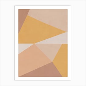 Geometric Triangles - SR02 Art Print