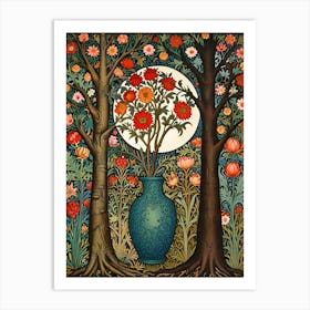 William Morris Flowers In A Vase Art Print