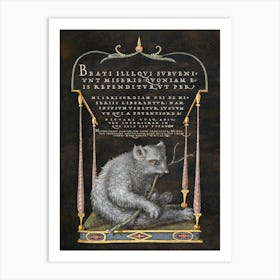 A Sloth From Mira Calligraphiae Monumenta, Joris Hoefnagel Art Print