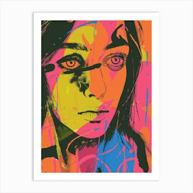 Portrait Of A Girl Art Print