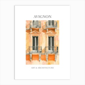 Avignon Travel And Architecture Poster 1 Art Print