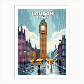 London Vintage Art V 02 Art Print