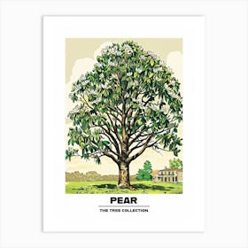 Pear Tree Storybook Illustration 4 Poster Art Print