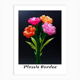 Bright Inflatable Flowers Poster Carnations 2 Art Print