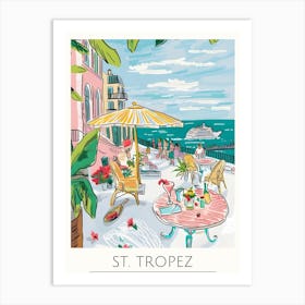 St Tropez Art Print