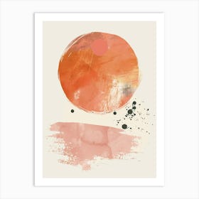 Kaleidoscopic Elegance Mid Century Style Art Print