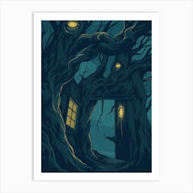 House In The Woods Art Print