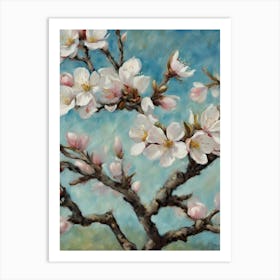 Blossoming Cherry Tree Art Print