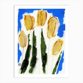 Yellow Tulips Art Print