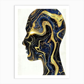 Woman'S Head 18 Art Print