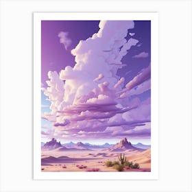 Desert Sky Canvas Art Art Print