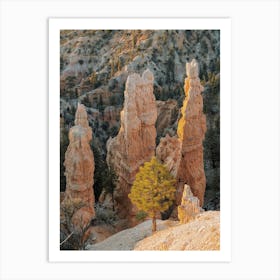 Bryce Canyon Rock Formations Art Print