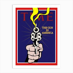 Pistols Time Cover|Roy Lichtenstein 1968 Art Print