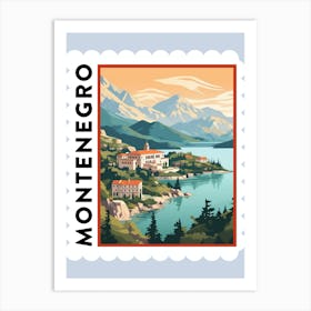 Montenegro 5 Travel Stamp Poster Art Print