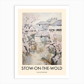 Stow On The Wold (Gloucestershire) Painting 3 Travel Poster Art Print