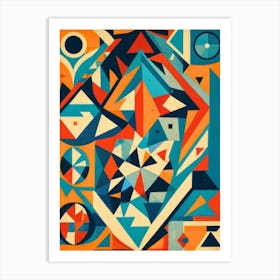 Geometric Shapes Art Print