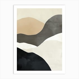 Whispered Horizons Minimalist Style Art Print