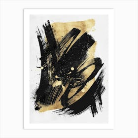 Black And Gold Canvas Print 30 Art Print