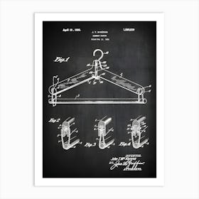 Clothes Hanger Laundry Decor Closet Laundry Wall Art Home Decor Garment Hanger Patent Print Laundry Room Patent Print Hb8391 Art Print