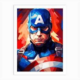 Captain America 7 Art Print