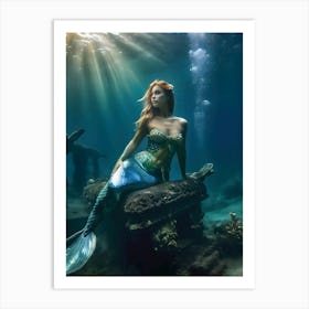 Mermaid-Reimagined 71 Art Print