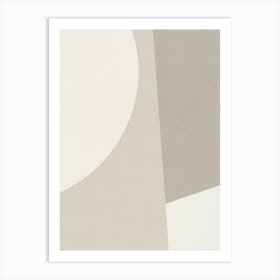 ABSTRACT MINIMALIST GEOMETRY - OW06 Art Print