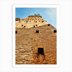 Lucca Guinigi Tower and Its Rooftop Trees. The Guinigi Tower, a historic landmark in Lucca, Italy, stands out for its unique rooftop garden featuring tall oak trees. Built in the 14th century, the red-brick structure embodies medieval architecture and offers panoramic views of the city for visitors who climb to the top. 3 Art Print