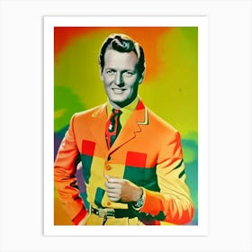 Joel Mccrea Colourful Pop Movies Art Movies Art Print