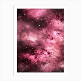 Pink Nebula Art Print