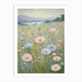 Wild Flower Meadow Art Print