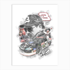 Dale Earnhardt Art Print