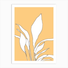 Ivy yellow Art Print