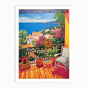 Marbella Spain 3 Fauvist Painting Art Print