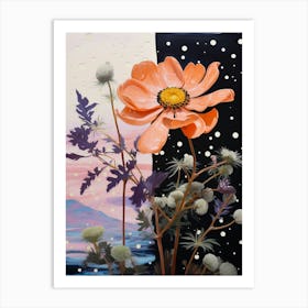 Surreal Florals Daisy 2 Flower Painting Art Print
