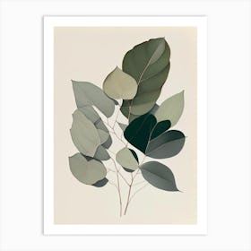 Eucalyptus Leaf Rousseau Inspired 2 Art Print