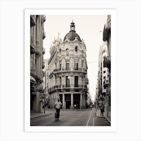 Valencia, Spain, Black And White Analogue Photography 3 Art Print