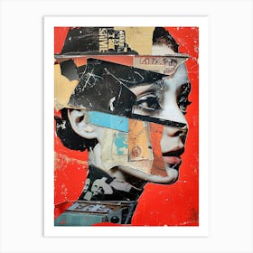 Collage Art Art Print