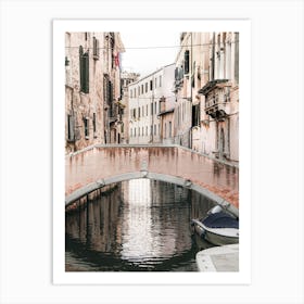 Venice Bridge, Italy Art Print