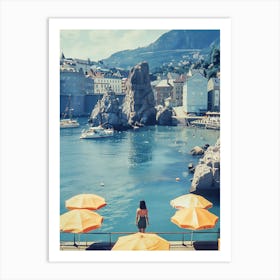 Vintage Vacations. Piran, Jugoslavia Art Print