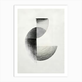 Minimalism in Black and White Art Print