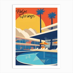 Palm Springs Travel Art Print