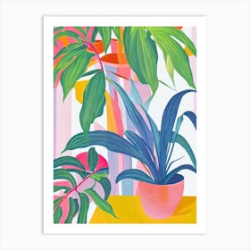 Burle Marx Philodendron Eclectic Boho Plant Art Print