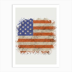 American Flag 2 Art Print