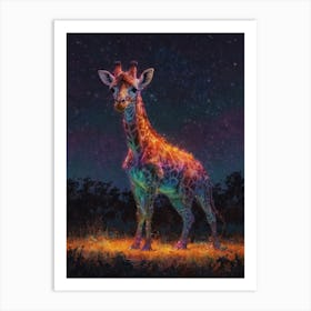 Giraffe 89 Art Print