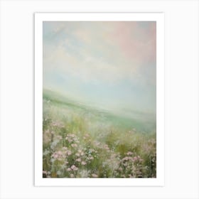 Warm Summer Flower Meadow Art Print