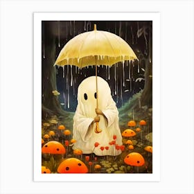 Ghost In The Rain Art Print