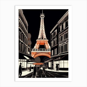 A Night In Paris 2 Art Print