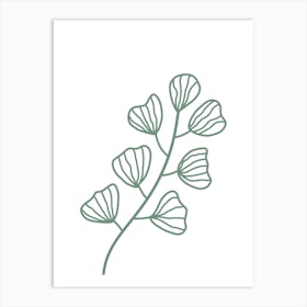 Ginkgo Leaf Art Print