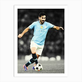 Ilkay Gundogan Of Manchester City 1 Art Print